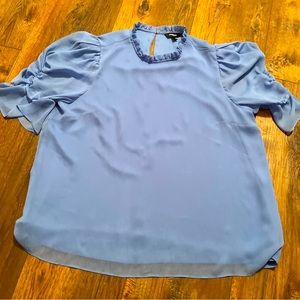 Express baby blue top.